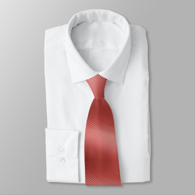 cravate à cou rouge (Attaché)