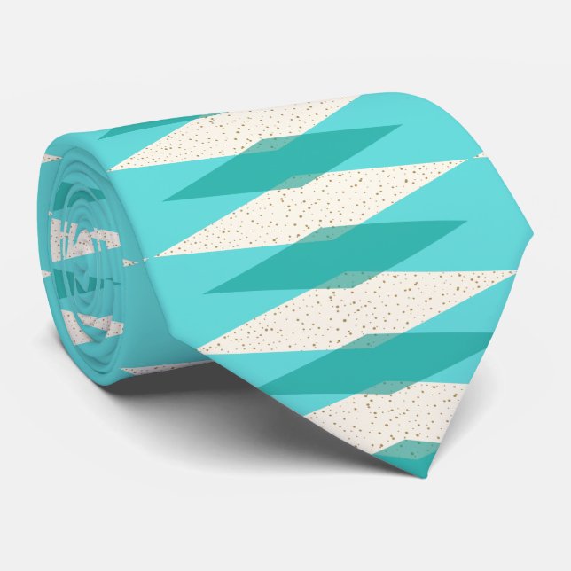 Cravate à motifs de losanges moderne de la moitié (Roulé)