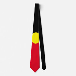 Cravate Aboriginal flag tie