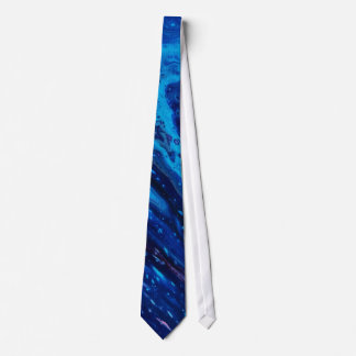 Cravate Abstract blue galaxy