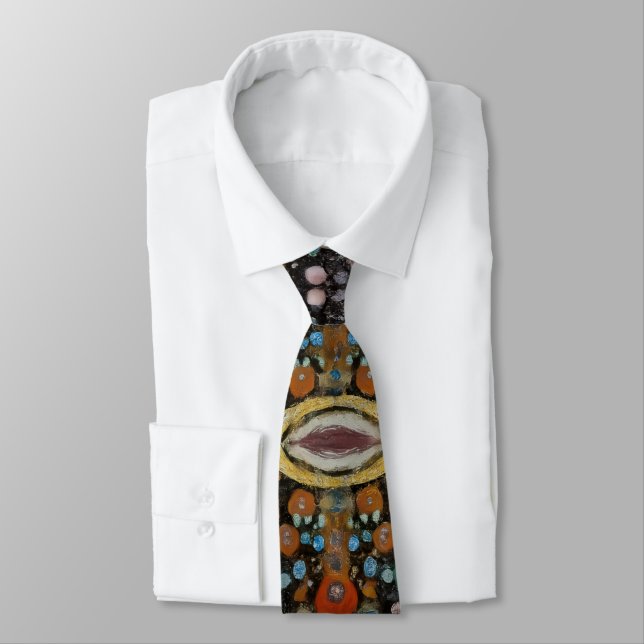 Cravate Abstract Kaleidoscopic Art Tie (Attaché)