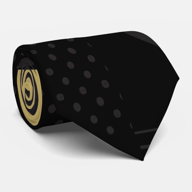 Cravate Abstrait coloré (Roulé)