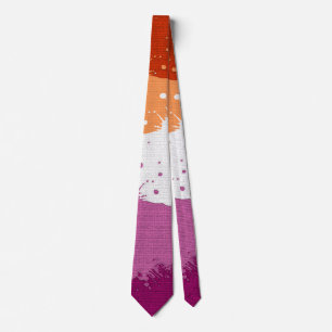 Cravate Abstrait de Lesbian Pride