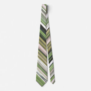 Cravate Abstrait n° 2 : Flou vert olive