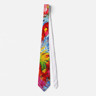 Cravate Abstraite florale