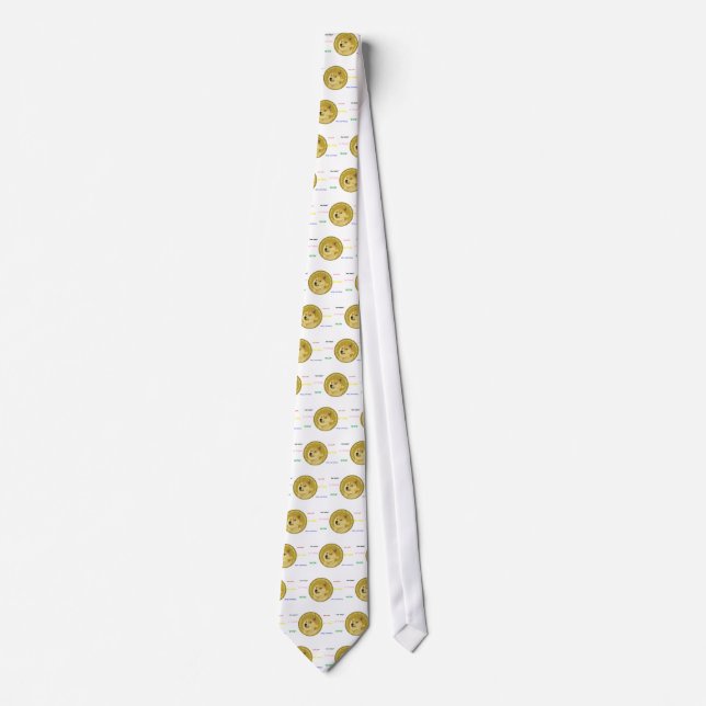 Cravate Accessoires de Dogecoin le Shiba bavard Inu (Devant)