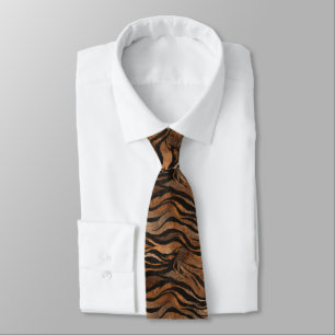 Cravate Accessoires pour hommes audacieux Peau de tigre