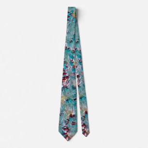 Cravate acide de Paisley d'art moderne