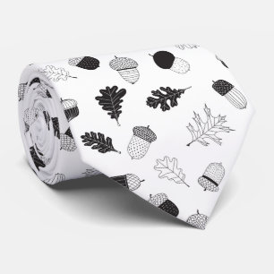 Cravate Acorns et feuille