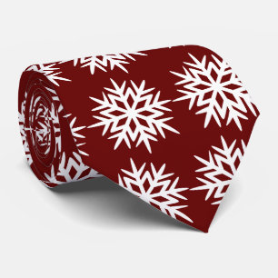Cravate Ad Man Foulard Burgundy Foulard Flake à deux côtés