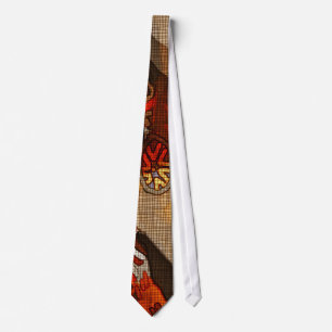 Cravate africaine de couleurs