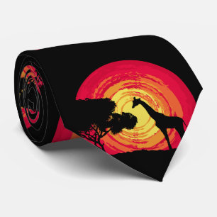 Cravate African sunset