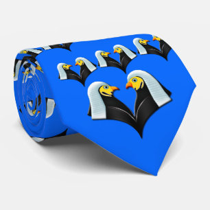 Cravate Aigles juridiques sur le bleu royal
