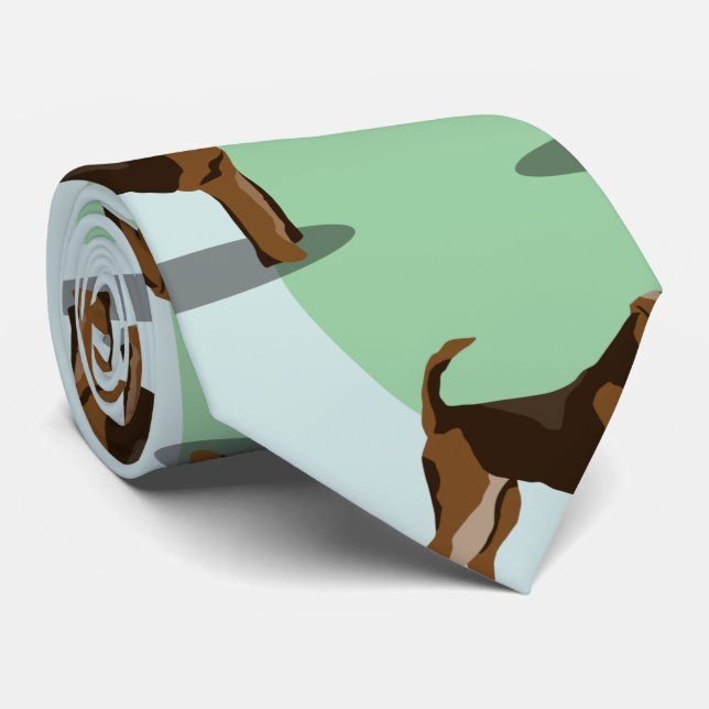 Cravate Airedale Terriers (Roulé)