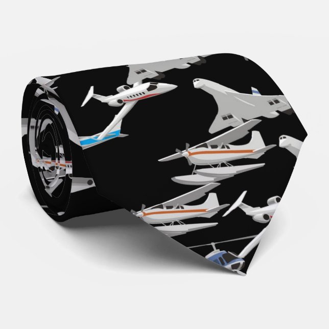 Cravate Airplanes33 (Roulé)