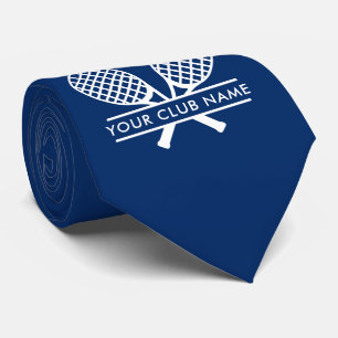 Cravate Ajouter le nom du Country Club Tennis Team Bleu