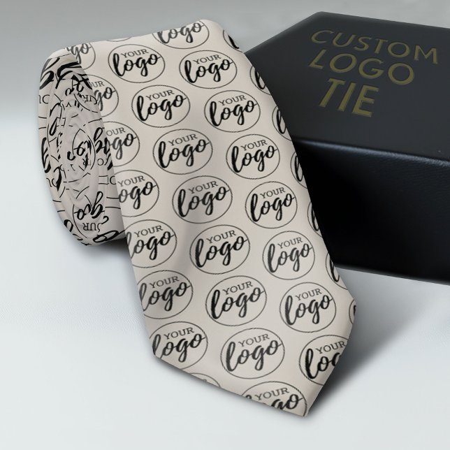 Cravate Ajouter Votre Logo Entreprise Entreprise Minimalis (Custom Logo Neck Ties)