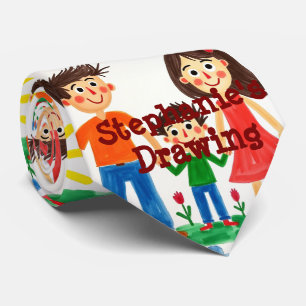 Cravate Ajoutez le travail artistique de votre enfant à ce