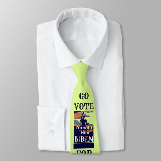 Cravate Allez voter (Attaché)
