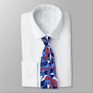 Cravate Aloha Revolution Hibiscus hawaïen Impression recto