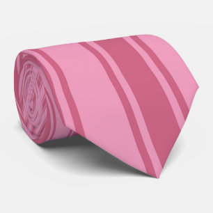 Cravate Amaranth rose couleur rayure Motif funky