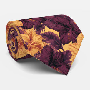 Cravate Amaryllis Floral Tenues de Mariage pour Hommes
