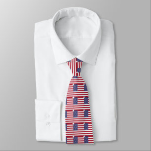 Cravate American Flag Neck Tie