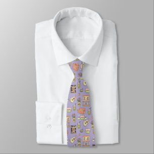 Cravate AMIS™   Motif d'icône violet