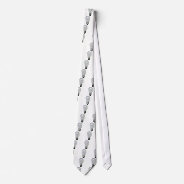 Cravate Ampoule incandescente interdite (Devant)