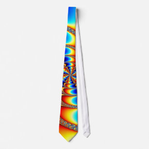 Cravate Amusant couleur - Fractal