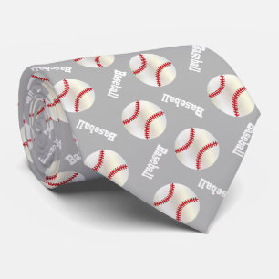 Cravate Amusement de baseball   Choisissez votre couleur A