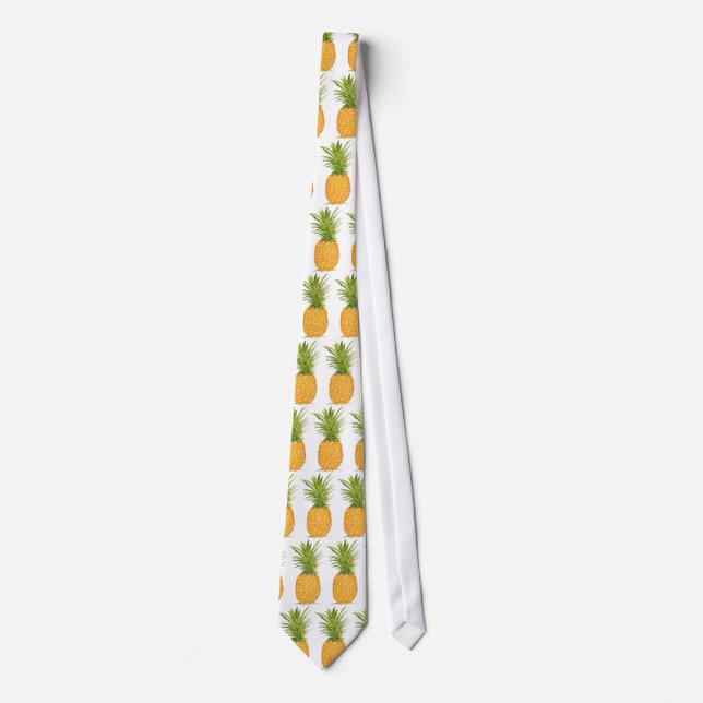 Cravate Ananas hawaïen (Devant)