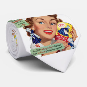 Cravate Ancienne publicité pour Old Dutch Cleanser