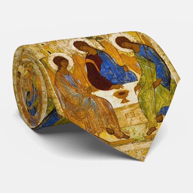 Cravate Andrey Rublev, "Sainte Trinité" タ イ (Roulé)