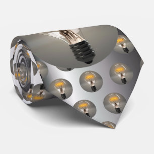 Cravate Ange de femme dans l'ampoule