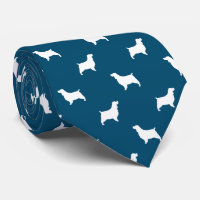 Anglais Springer Spaniel Chien Silhouettes Motif