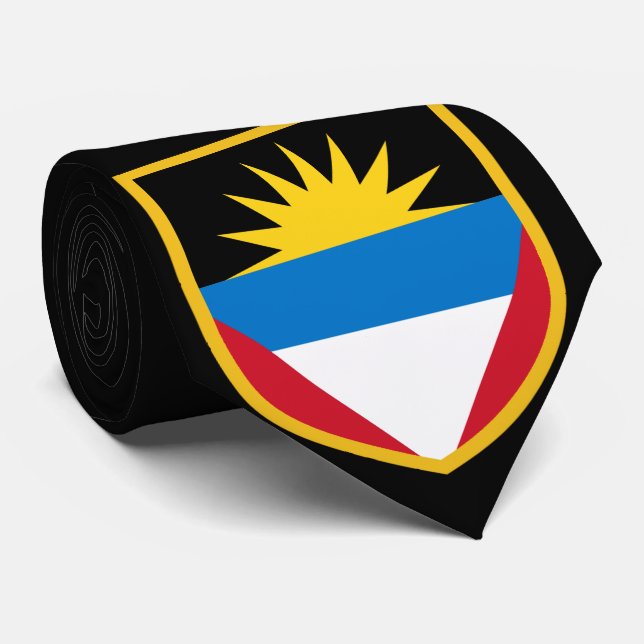 Cravate Antigua et Barbuda Flag (Roulé)
