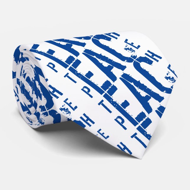 Cravate Apprendre la paix (Roulé)