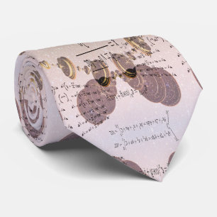 Cravate Apprendre les maths. Concept d'éducation