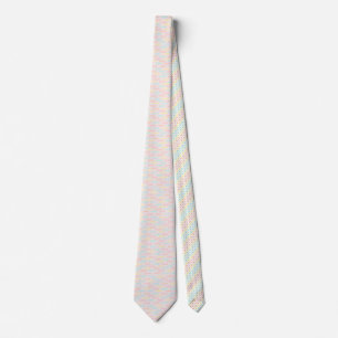 Cravate Aquarelle de sel Taffy Candy Pastel Motif