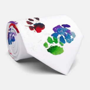 Cravate Aquarelle Kitty Paws