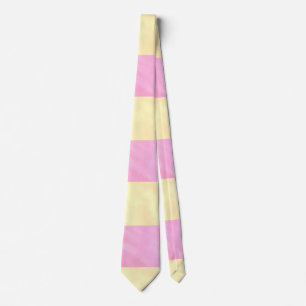 Cravate Aquarelle rose pastel