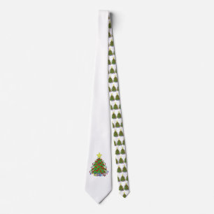 Cravate Arbre de Noël