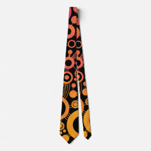 Cravate Arbre de Vie Abstrait - Couleur Tex 04