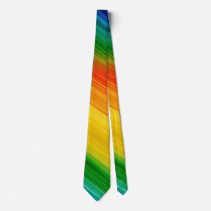 Cravate Arc-en-ciel vibrant de couleurs