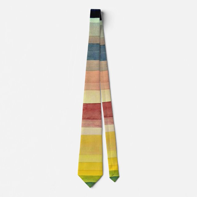 Cravate Architecture de la plaine par Klee, (Devant)