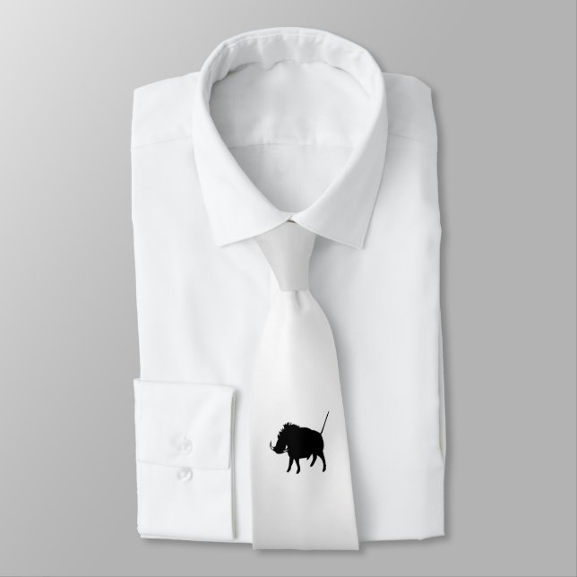 Cravate Argent de porcelaine (Attaché)