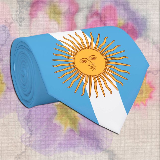 Cravate Argentine, Sol de Mayo & Argentine Drapeau / affai (Créateur téléchargé)