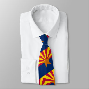 Cravate Arizona Flag et Arizona USA Voyages d'affaires/spo