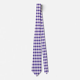 Cravate Arlequin Diamant Design Couleurs violettes rose